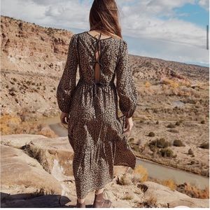 Christy Dawn Tallulah Black Floral Night Calico Midi Maxi Dress S Rare 🐎